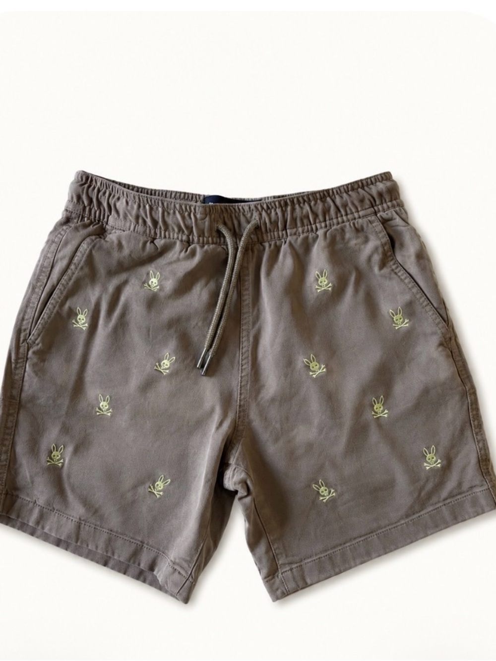 Psycho Bunny Kids Guilford All Over Bunny E Waist Shorts